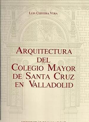 Arquitectura del Colegio Mayor de Santa Cruz en Valladolid. 