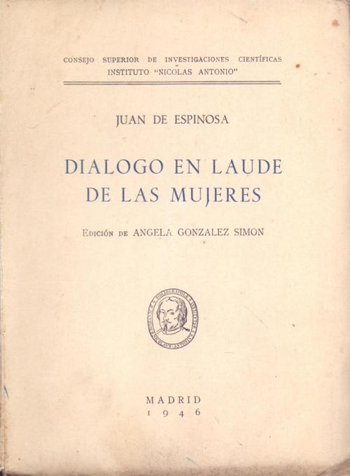 Diálogo en laude de las mujeres