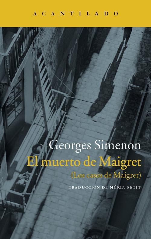 El muerto de Maigret "(Los casos de Maigret)". 