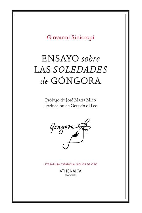 Ensayo sobre las <Soledades> de Góngora