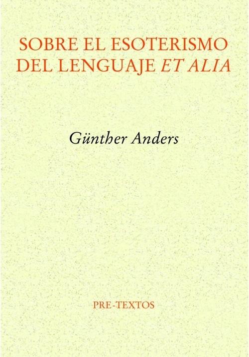 Sobre el esoterismo del lenguaje "et alia"