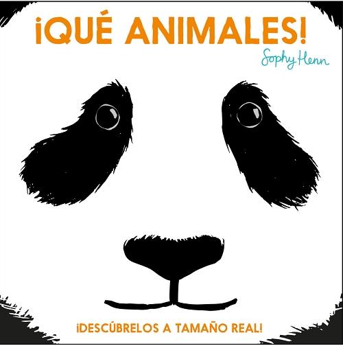 ¡Qué animales! "¡Descúbrelos a tamaño real!". 