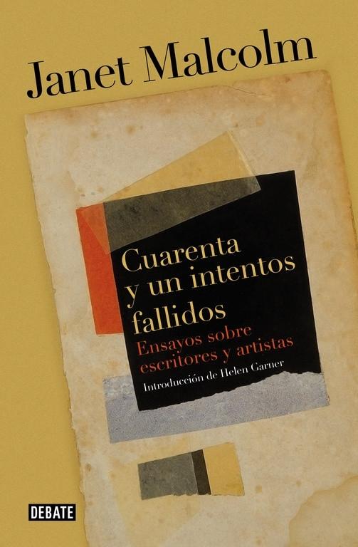 Cuarenta y un intento fallidos "Ensayos sobre escritores y artistas". 