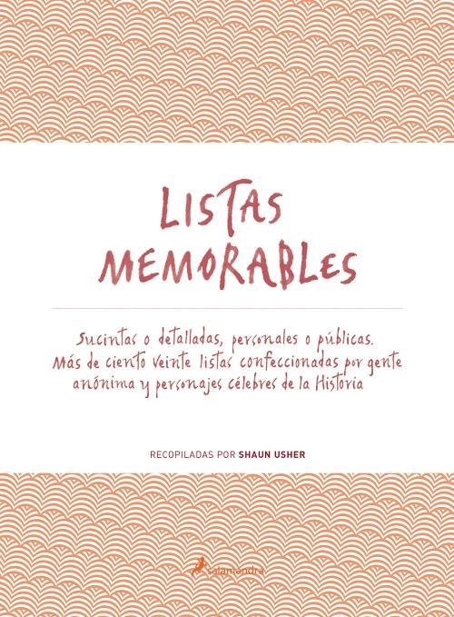 Listas memorables. 