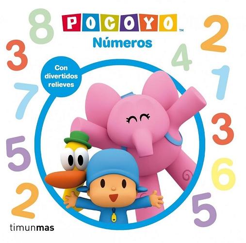 Pocoyó. Números "(Con divertidos relieves)".