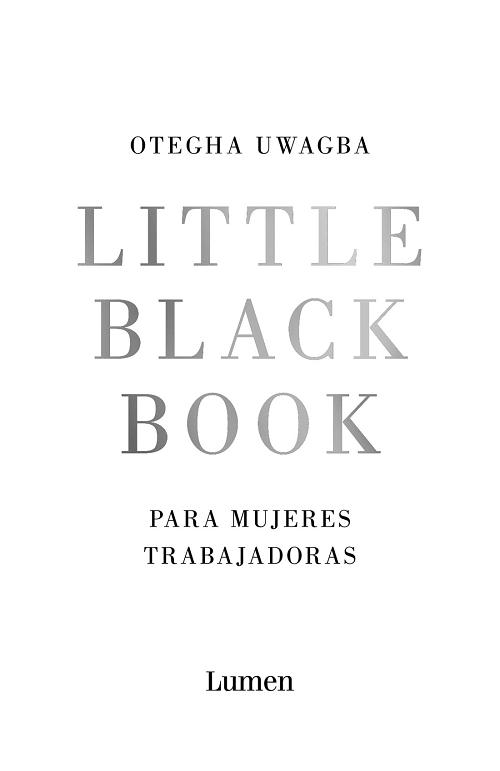 Little Black Book para mujeres trabajadoras.