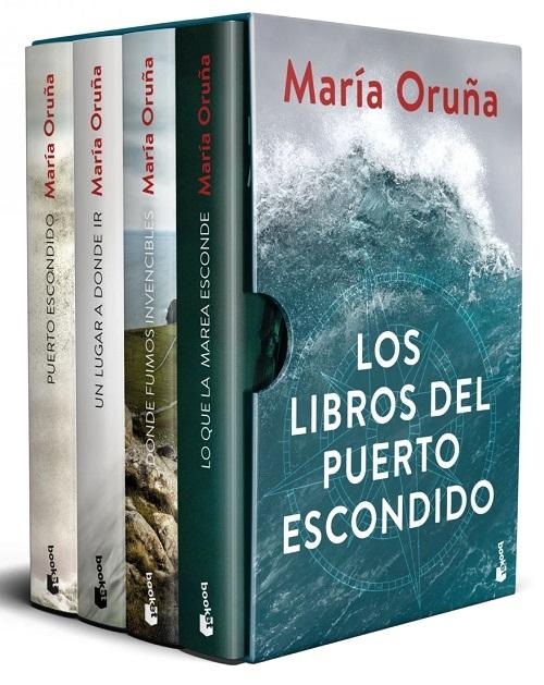 Los libros del Puerto Escondido (Tetralogía) (Estuche 4 Vols.) "Puerto escondido / Un lugar a donde ir / Donde fuimos invencibles / Lo que la marea esconde". 