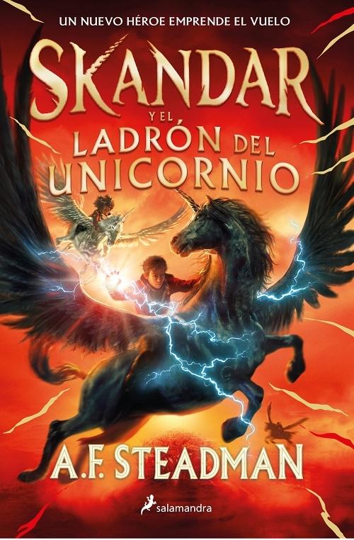 Skandar y el ladrón del unicornio "(Serie Skandar - 1)".