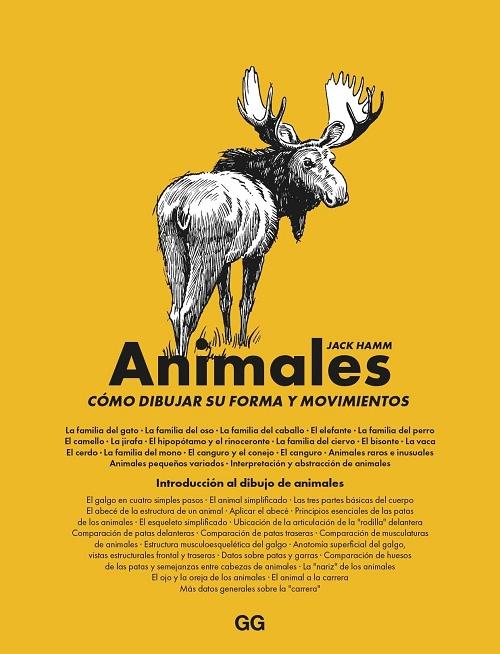 Animales "Cómo dibujar su forma y movimientos". 