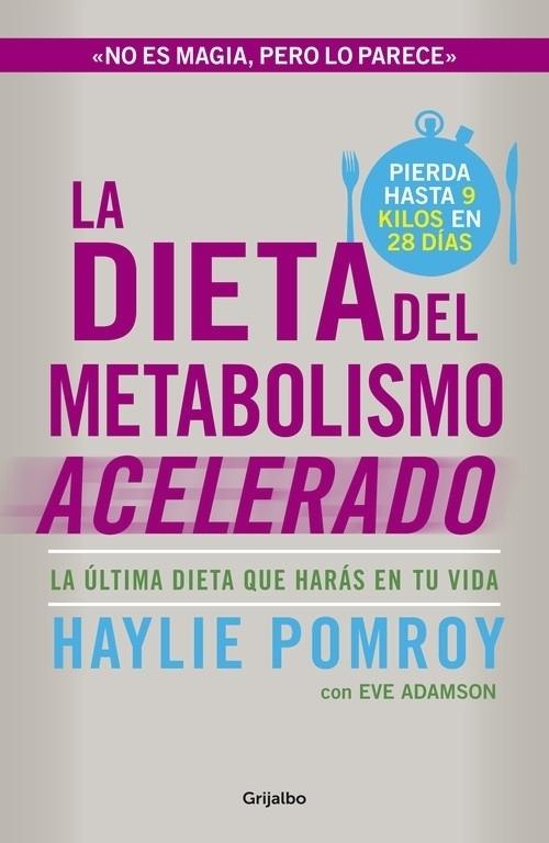 La dieta del metabolismo acelerado "La última dieta que harás en tu vida". 