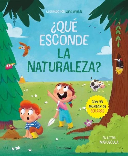 ¿Qué esconde la Naturaleza? "(Con un montón de solapas. En letra mayúscula)"