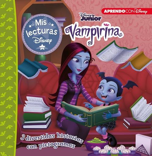 Vampirina (3 divertidas historias con pictogramas) "Las chicas Lúgubrez / Hogar vampi-hogar / Ya llega Halloween". 