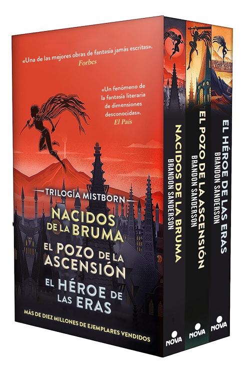 Trilogía Mistborn [Nacidos de la bruma] (Estuche 3 vols.) "Nacidos de la bruma / El pozo de la ascensión / El héroe de las eras". 
