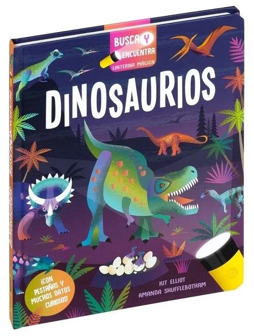Dinosaurios "(Busca y encuentra con linterna mágica)". 