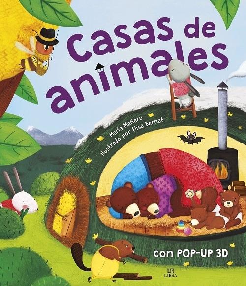 Casas de animales "(MI primer pop-up 3D)". 