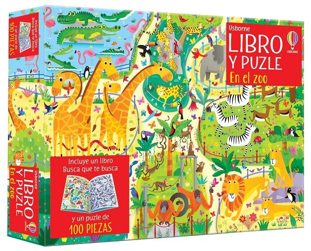 En el zoo "(Libro y puzle)"