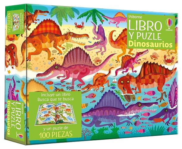 Dinosaurios "(Libro y puzle)"