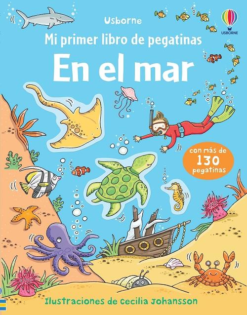 En el mar "(Mi primer libro de pegatinas)"