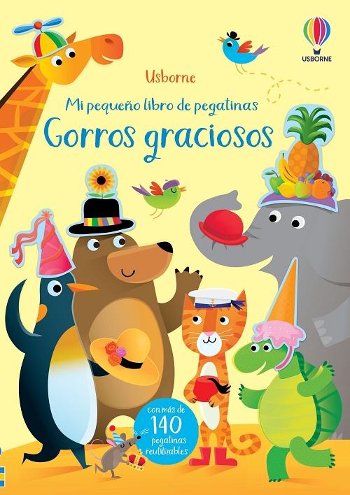 Gorros graciosos "(Mi pequeño libro de pegatinas)". 