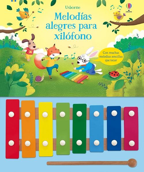 Melodías alegres para xilófono "(Libro-instrumento musical)".