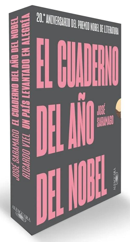 El cuaderno del año del Nobel / Un país levantado en alegría (Estuche 2 vols.) "(Edición especial por el 20º aniversario del Premio Nobel de Literatura)". 