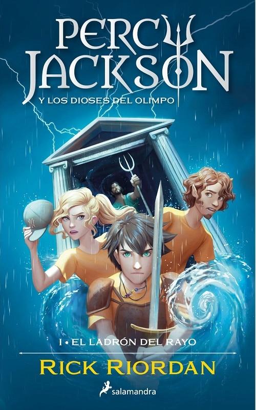 El ladrón del rayo "(Percy Jackson y los dioses del Olimpo - 1)".