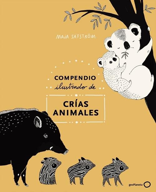 Compendio ilustrado de animales y sus crías. 