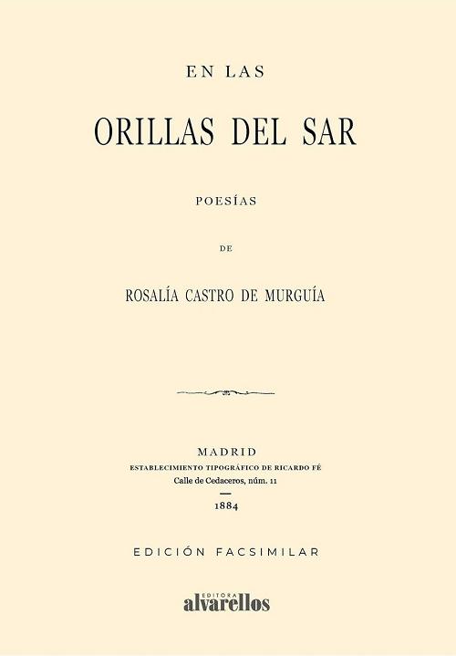 En las orillas del Sar "Poesías (Edición facsimilar)". 