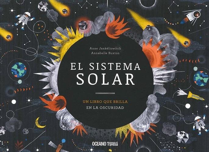 El sistema solar "Un libro que brilla en la oscuridad". 