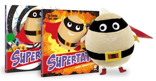 Pack Supertata (Libros + Peluche) "Supertata y el carnaval catastrófico / ¡Corred, verduras, corred!"