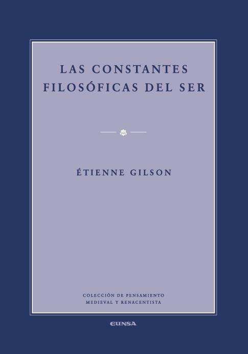 Las constantes filosóficas del ser