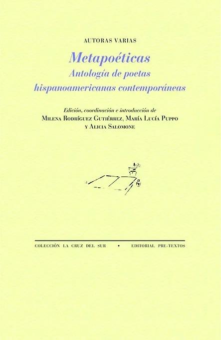 Metapoéticas "Antología de poetas hispanoamericanas contemporáneas". 