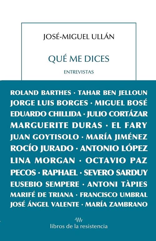 Qué me dices "Entrevistas". 