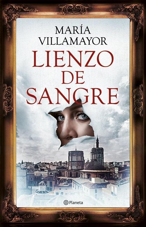 Lienzo de sangre "(Hermanas Ferrer - 2)". 