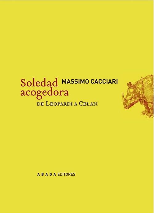 Soledad acogedora "De Leopardi a Celan"