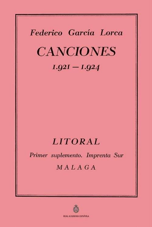 Canciones "1921-1924 (Edición facsímil)"