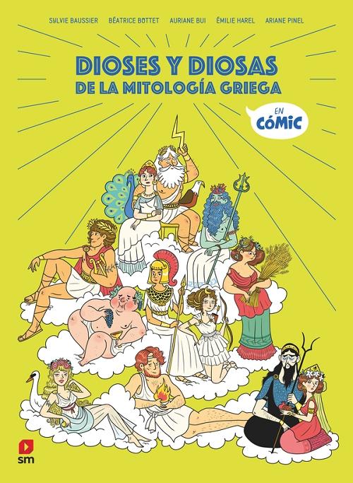Dioses y diosas de la mitología griega "(en cómic)"