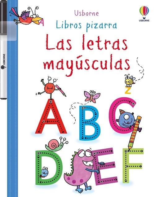 Las letras mayúsculas "(Libros pizarra)"