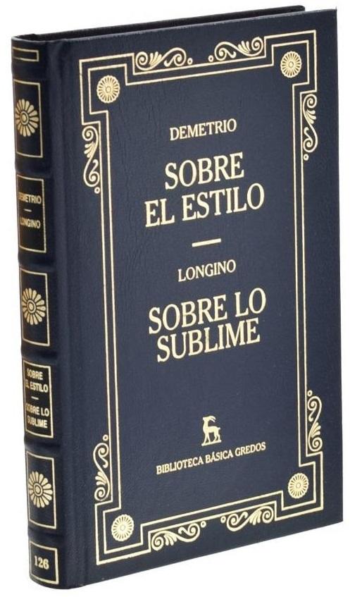 Sobre el estilo / Sobre lo sublime