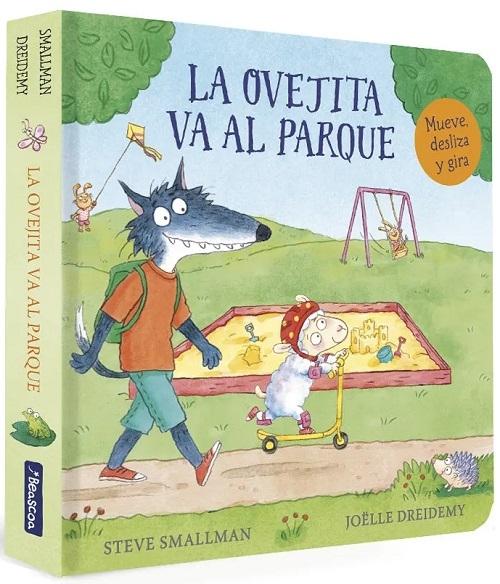 La ovejita va al parque "(Mueve, desliza y gira) (Pequeñas manitas)"