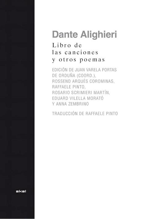 Libro de las canciones y otros poemas.