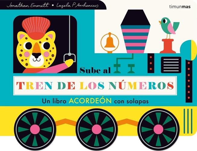 Sube al tren de los números "Un libro acordeón con solapas"