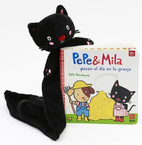 Pepe & Mila pasan el día en la granja (Pack con doudou).