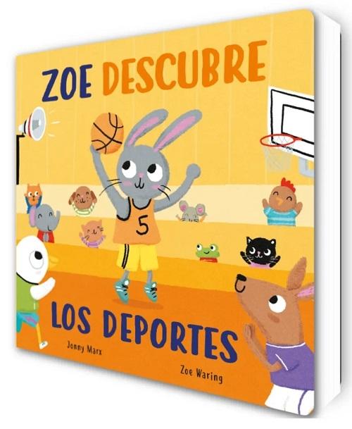 Zoe descubre los deportes "(Abre y descubre. Libro de cartón con solapas)"