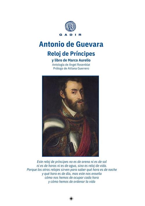 Reloj de Príncipes y libro de Marco Aurelio "Antología"