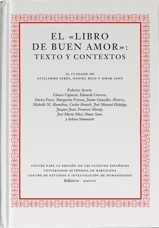 El <Libro de Buen Amor>: textos y contextos