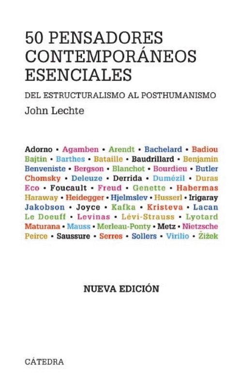 Cincuenta pensadores contemporáneos esenciales "Del estructuralismo al posthumanismo (Nueva edición)"