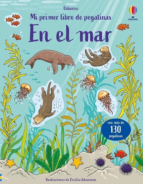En el mar "(Mi primer libro de pegatinas)"
