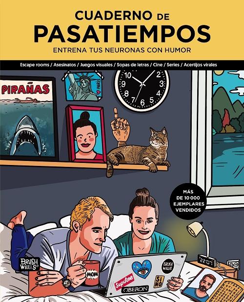Cuaderno de pasatiempos "Entrena tus neuronas con humor"