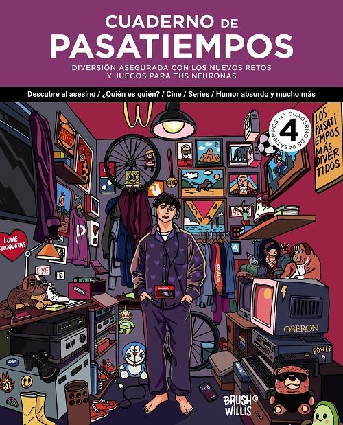 Cuaderno de pasatiempos Nº 4 "Diversión asegurada con los nuevos retos y juegos para tus neuronas"